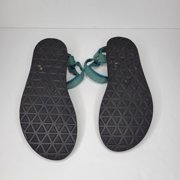 TEVA Women's Original Universal Sandal, Candy Stripe Deep Lake Size 11 - Picture 6 of 10